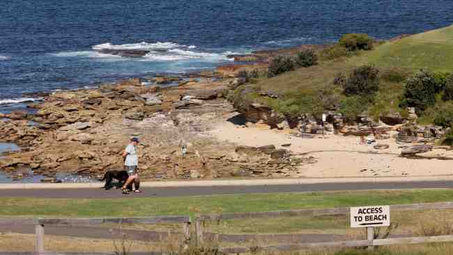 Little Bay near where a man and child have died after being pulled from the water. Picture: Damian Shaw