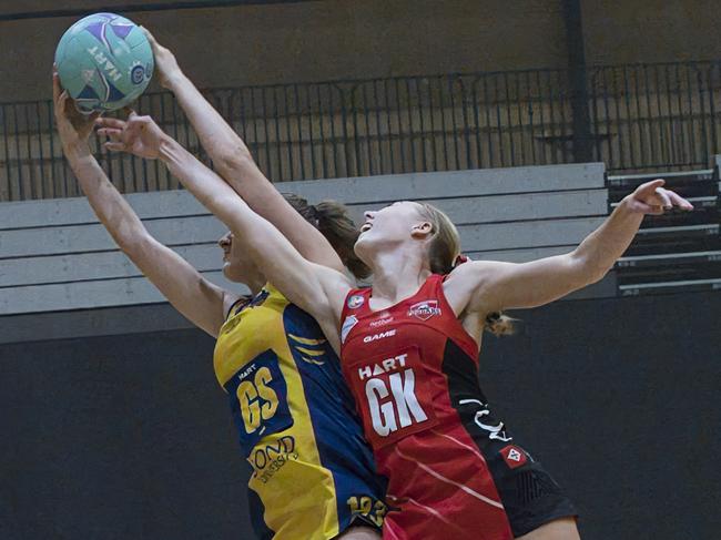 Bond University Bull Sharks netball. Credit: Pr Alan Patching. Pictured: Kaylin van Gruenen