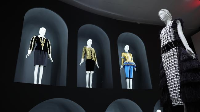 Various pieces designed by Karl Lagerfeld are on display during the 2023 Met Gala Picture: Getty Images