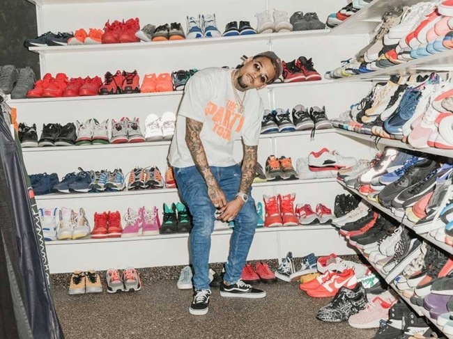 Chris Brown's Insane Sneaker Collection Will Leave You Speechless - GQ Australia