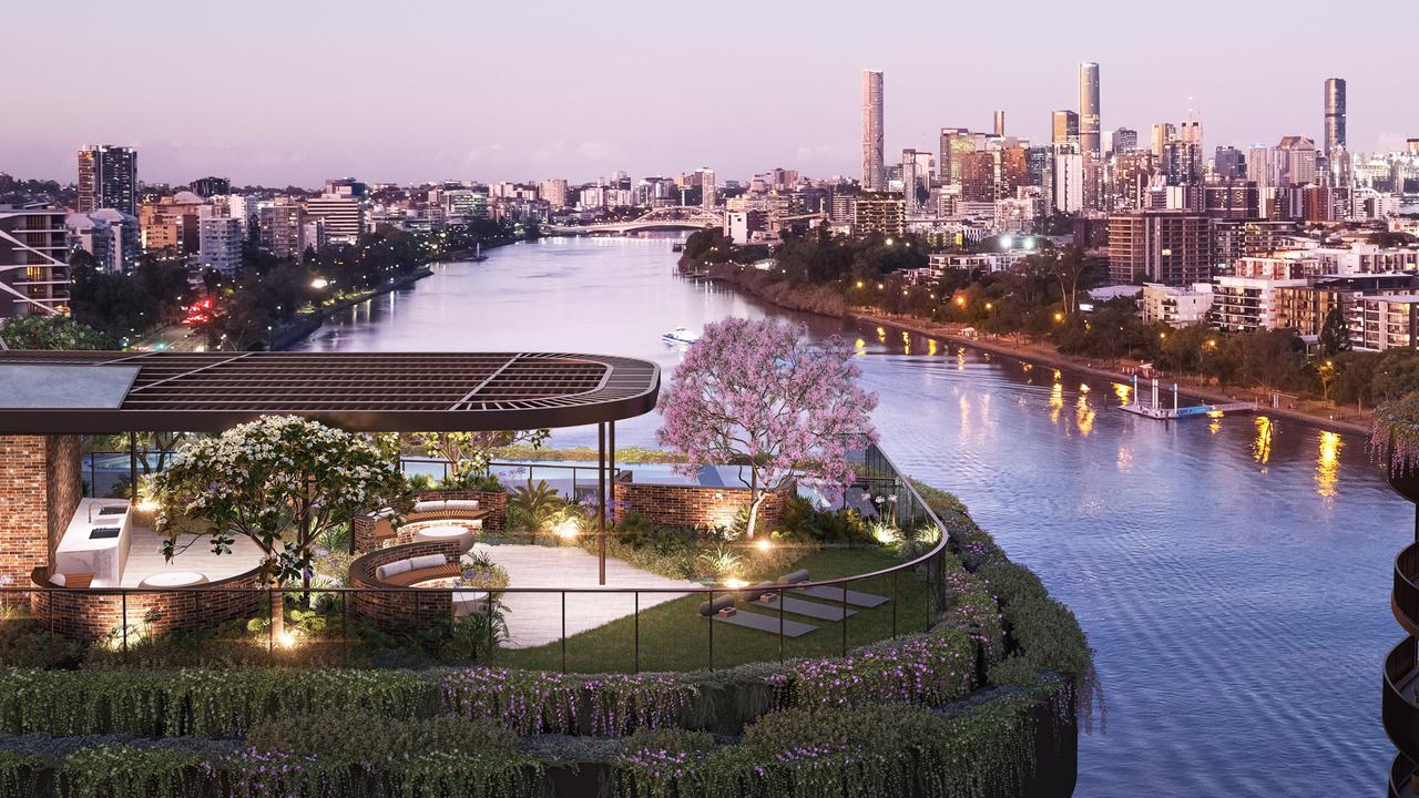 The top floor of one of the buildings in Monarch Residences in Toowong by Consolidated Properties Group.