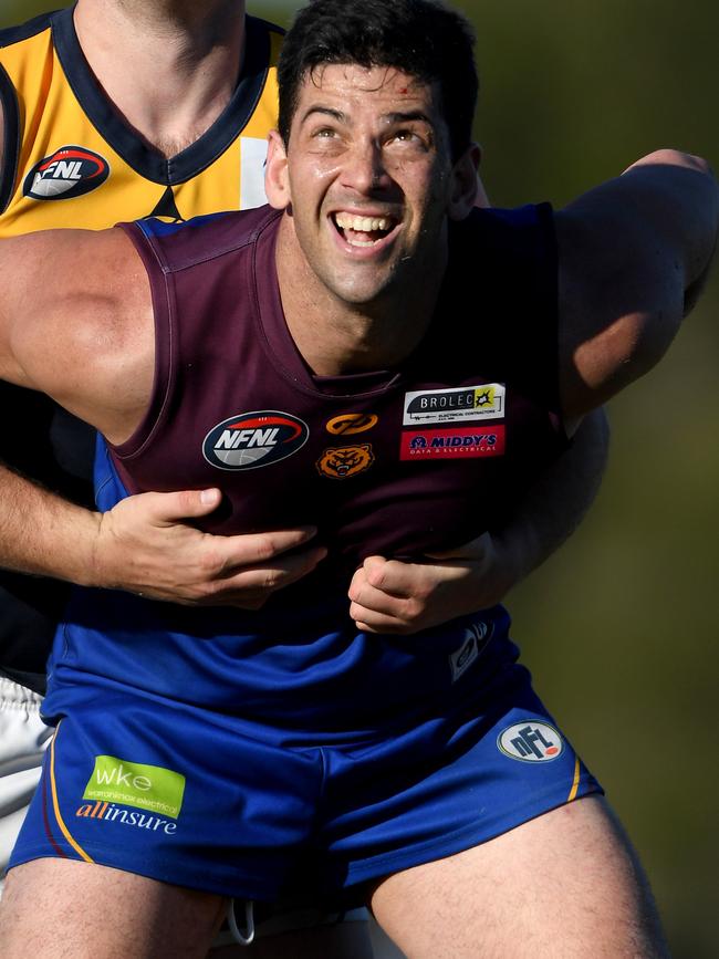 Tim Martin in action for Banyule. Picture: Andy Brownbill