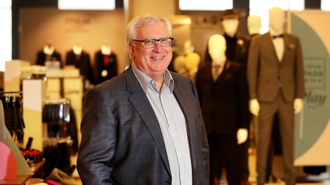 New Myer chairman Garry Hounsell is also taking the executive reins while the retailer searches for a new chief. Picture: David Geraghty