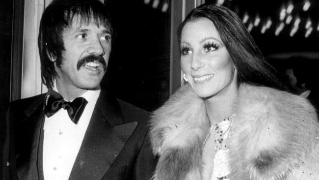 Husband & wife singers Sonny Bono & Cher in early 1970s. Ref: 25344-23 (37)Bono/fam SingerBono/SingerCher/Singer