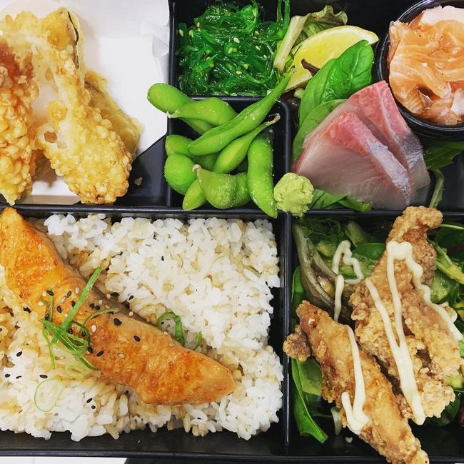 Try a little bit of everything with Chidori's bento boxes. Picture: Chidori