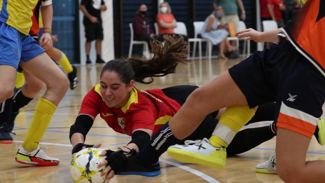 Layla Adams of the Crusaders Futsal Club.