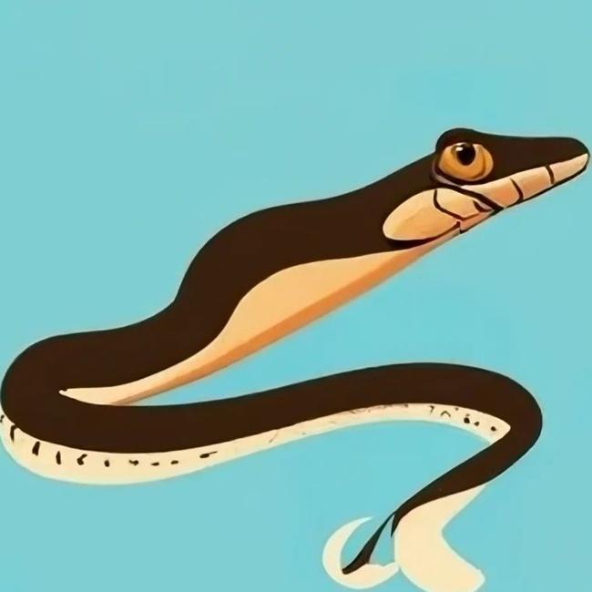 AI generated image of a Coastal Taipan.