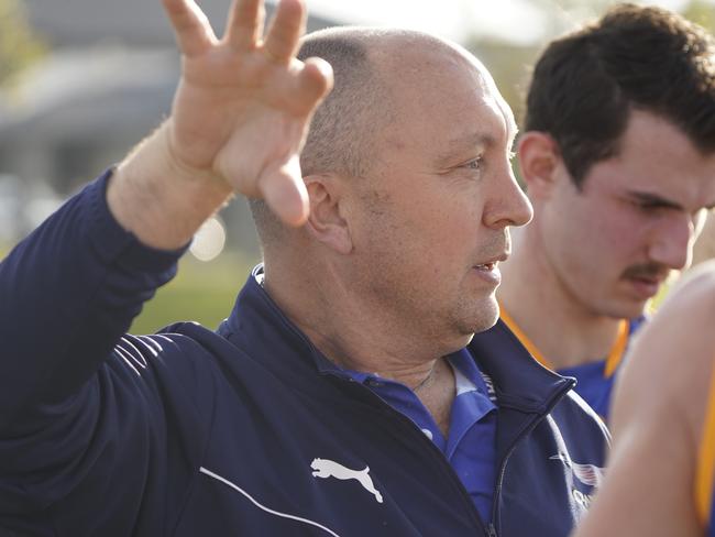 Cranbourne coach Steve O’Brien. Picture: Valeriu Campan