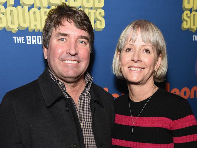 SpongeBob Creator Stephen Hillenburg and Karen Hillenburg. Picture: Getty