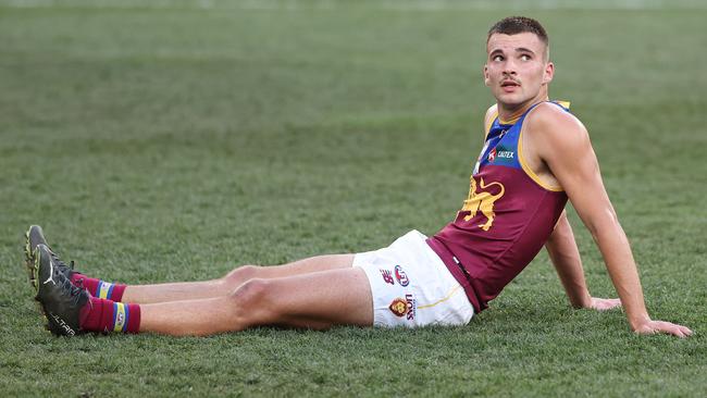 Brisbane young gun Darcy Wilmot after the grand final loss to Collingwood. Picture: Robert Cianflone/AFL Photos