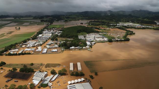 Flooding in Murwillumbah last year.