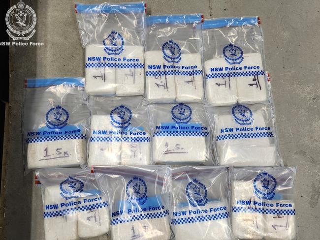 Drugs seized during the operation. Picture: NSW Police