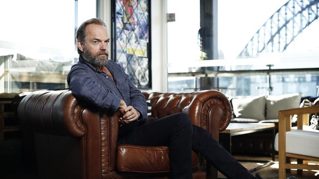 Pictured at the Sydney Theatre Company Wharf is Hugo Weaving.