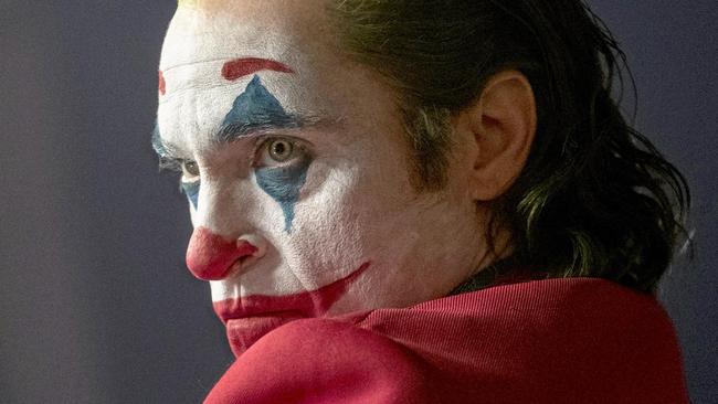 Joaquin Phoenix in a scene from the movie Joker. Supplied by Warner Bros. Picture: Niko Tavernise