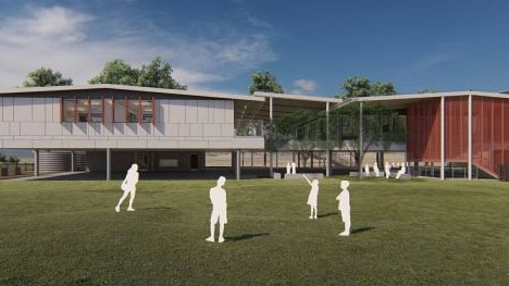 Artist impression of Broadwater Public School as lodged with Richmond Valley Council in March 2024.