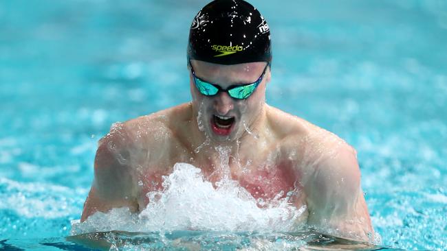 Matthew Wilson impressed in the 200m breaststroke.