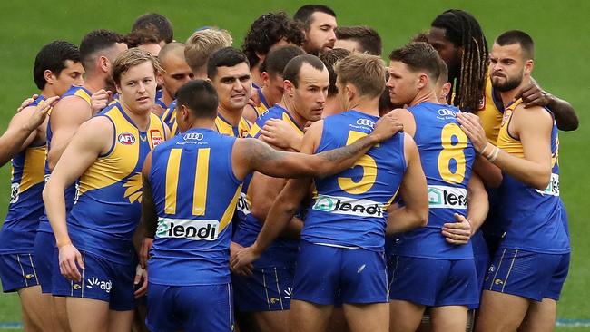 The West Coast Eaglea are Melbourne-bound to escape Peerth’s lockdown. Picture: Will Russell/AFL Photos via Getty Images