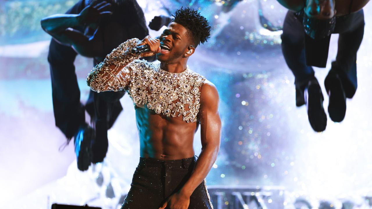 Lil Nas X performs a medley of his hits. Picture: Getty