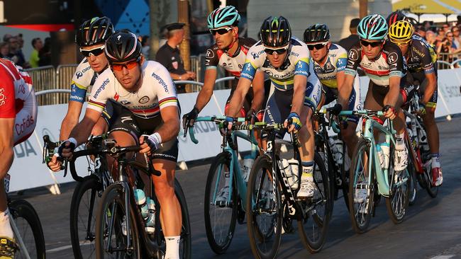 Sitting behind your fellow riders is the best way to avoid the wind and conserve energy.