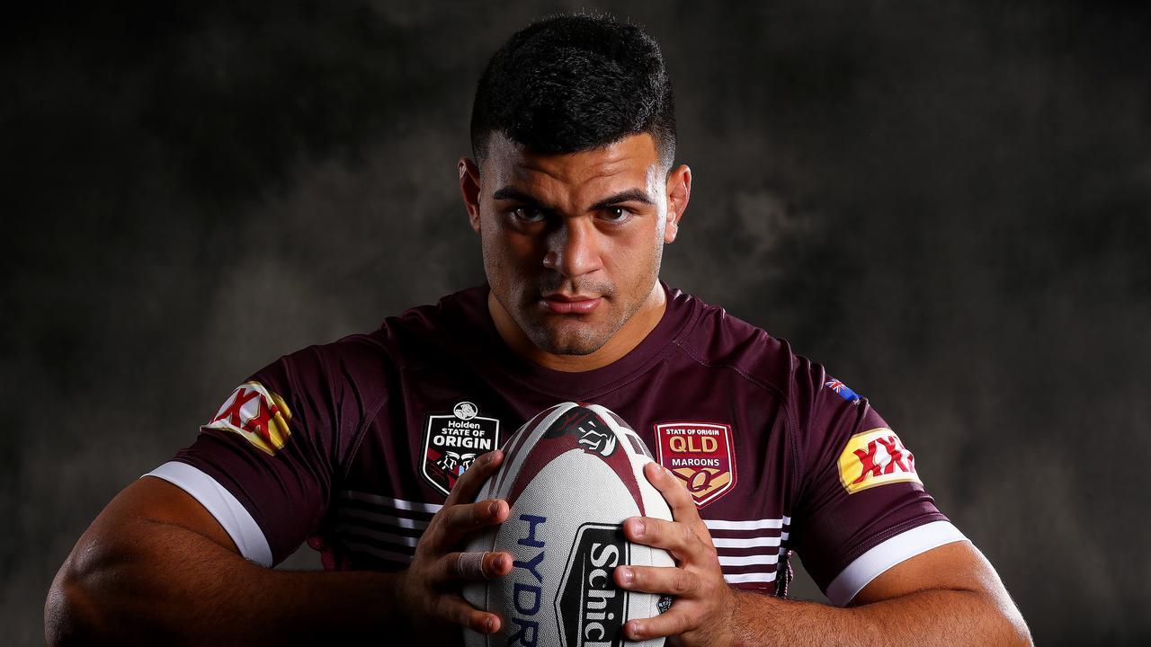 David Fifita had already secured an Origin spot while playing for the Brisbane Broncos in 2019 series. Picture: Adam Head