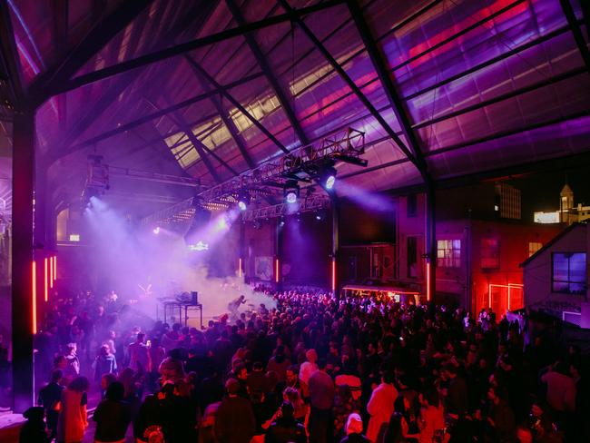 Dark Mofo 2019: A huge crowd packs out Night Mass. Picture: JESSE HUNNIFORD/Dark Lab Media