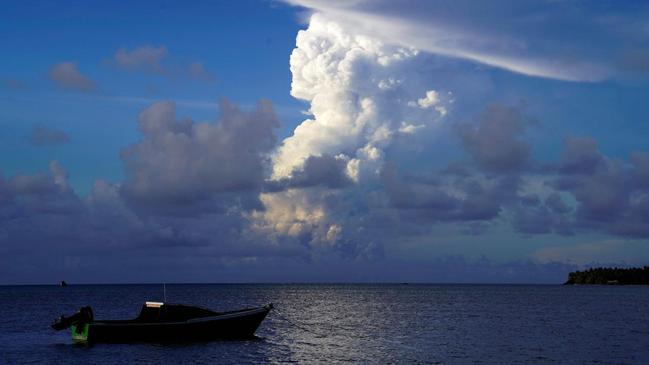 Modelling shows the Asia Pacific can expect to see a VEI 7 ‘super-colossal’ eruption once about every 450 years. Picture: Mary Lyn Fonua / AFP