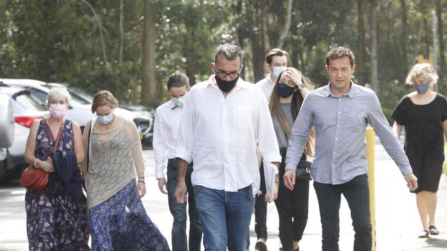 Family members of Theo Hayez arrive at court. Picture: Liana Boss