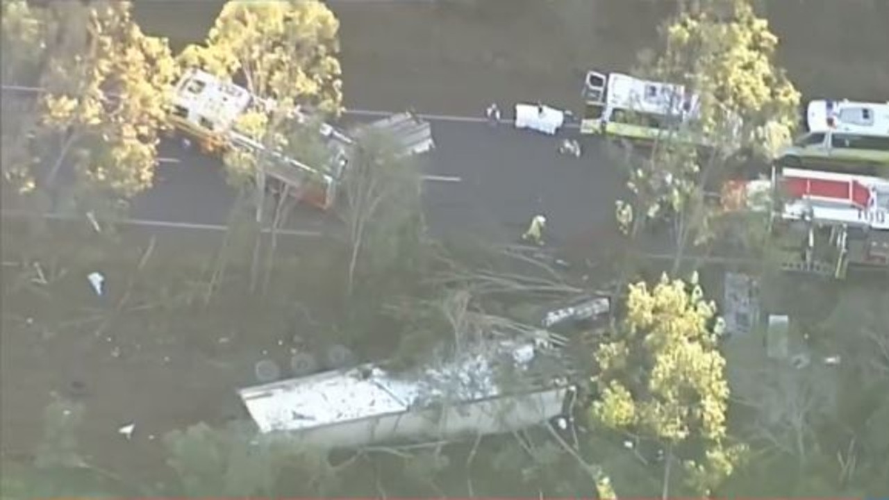 Truck Crash Leaves Two Trapped And Closes Brisbane Valley Highway | The ...