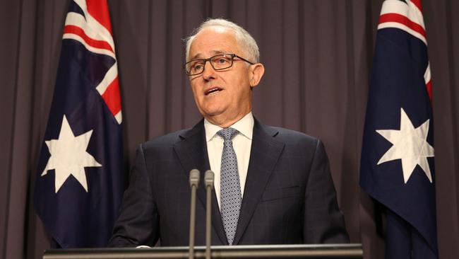 PM Malcolm Turnbull has announced a new plan to tackle the citizenship saga. Picture: Gary Ramage