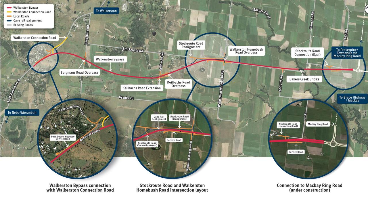 The design of the Walkerston Bypass. Picture: Supplied