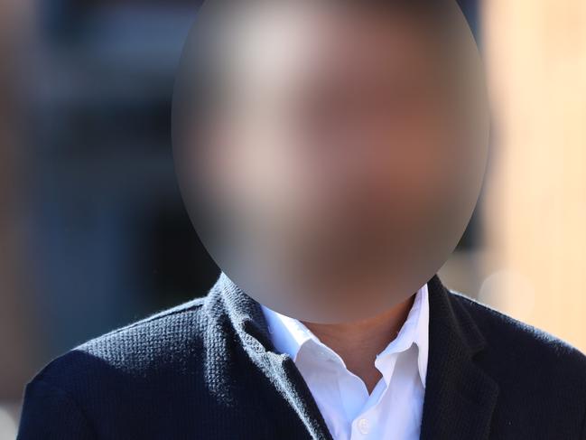 WARNING IDENTITY SUPRESSED. AMC 12 @ 10am: Birendra, man living in Adelaide who tried to sextort his ex - who lives overseas - with nude pics taken during their relationship.GC Birendra leaves the Adelaide Magistrates Court on 23 July 2020. Pic Tait Schmaal.