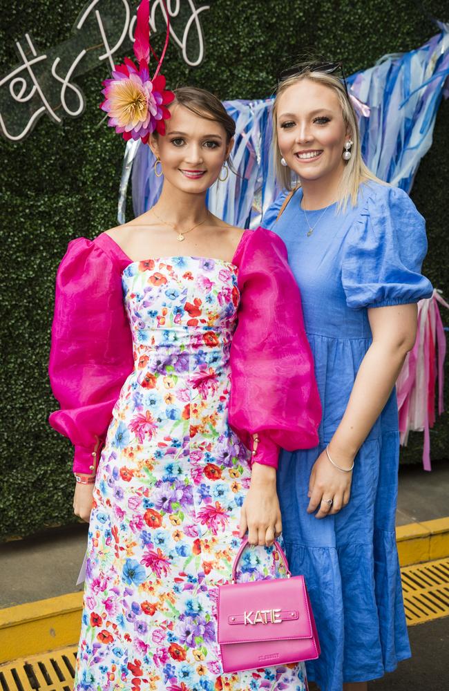 Katie Chicalas (left) and Isabella Pfingst. Picture: Kevin Farmer