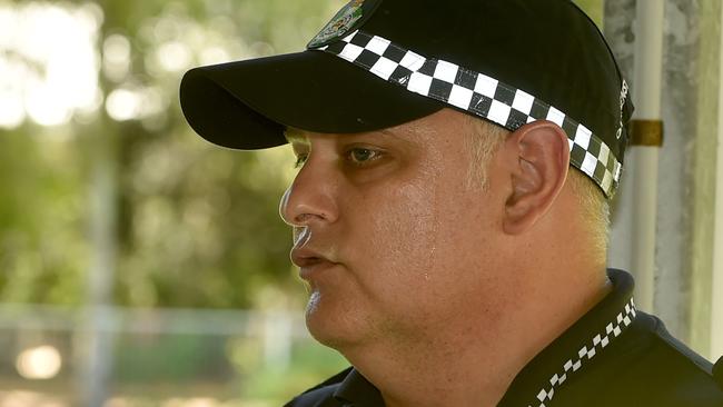 Senior Sergeant Adrian Rieck from the Mount Isa District Disaster Coordination Centre is unsafe for displaced people to return to their homes due to flooding. File Picture: Evan Morgan