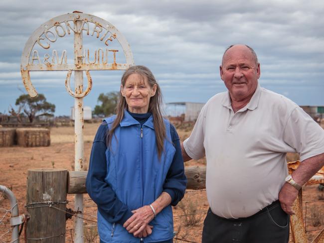 Muriel and Alan Hunt are getting ready to welcome two new Outback Links volunteers to their sheep farm in Cowell, South Australia. Picture: Georgie Nagel Photography.