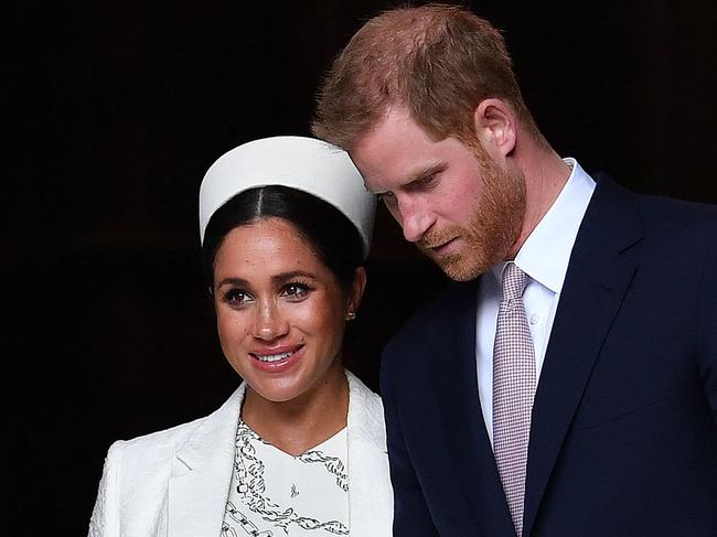 Royal biographer Angela Levin called the couple’s words ‘hypocrisy’. Picture: AFP