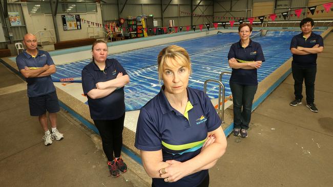 Swimming instructors are alarmed at the dipping child lesson rates. Picture: Hamish Blair