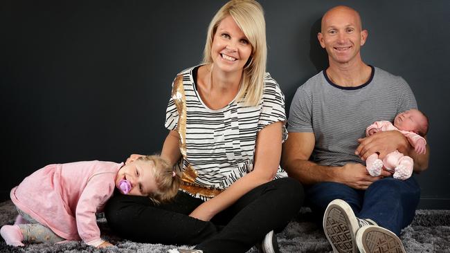 Adam MacDougall said his family life is better after just 10 minutes a day of dieting. Picture: Troy Snook