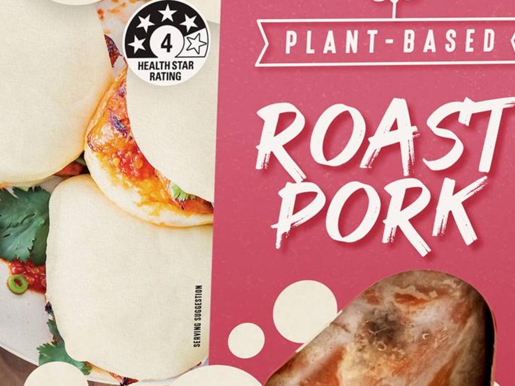 Australian Pork Limited found 50 per cent of survey respondents mistook this plant-based pork for real pork. Picture: PlantAsia.