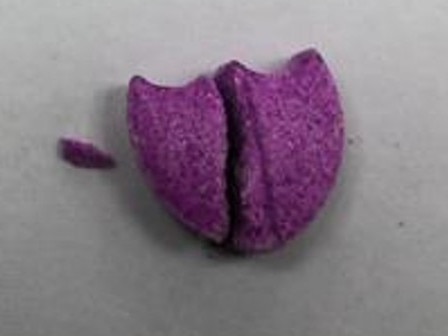 NSW health authorities are warning the public about high-dose ecstasy pills in circulation. Picture: Supplied/NSW Health.