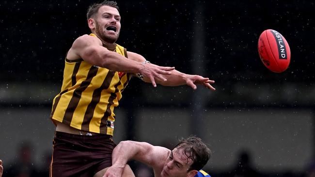He’s in: Rowville’s Nik Schoenmakers will return from a serious injury to play the EFNL Premier Division grand final. Picture: Andy Brownbill