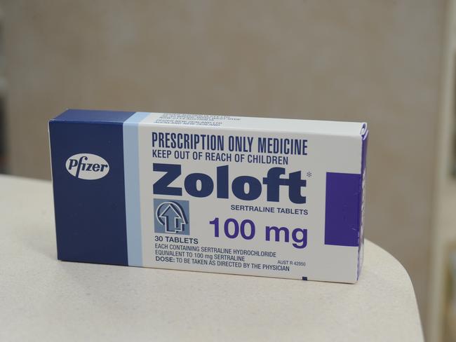 Zoloft is a brand name for the SSRI sertraline. Picture: Alistair Brightman