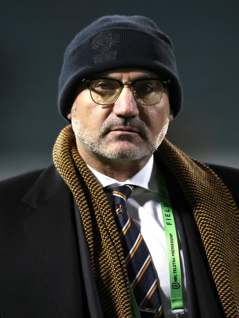 Wests Tigers chairperson Lee Hagipantelis. Picture: Jeremy Ng/Getty