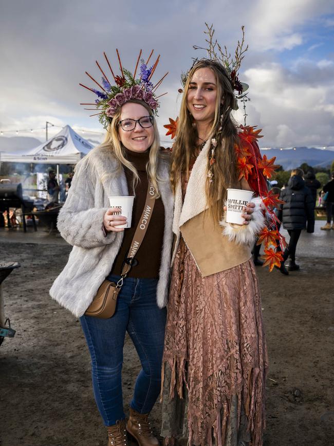 Willie Smith's Midwinter Festival Huonville - Bec Kozia and Britt Dunning. Picture: Caroline Tan