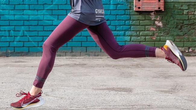 Womens Activewear 3/4 Leggings. Running Bare Fight Club Tights