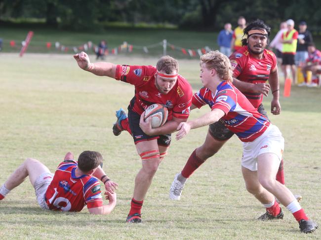 GCDRU seniors round 6 - 1st grade Bond Pirates v Colleges Knights.11 May 2024 Miami Picture by Richard Gosling