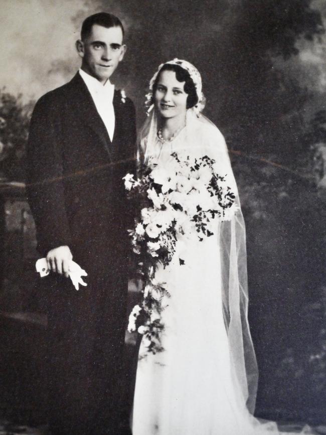 Elizabeth Jordan with her late husband Joseph.