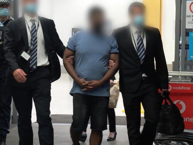 36-year-old man arrested at Sydney Airport for alleged role in $7.5 million Sydney drug syndicate. Picture: NSW Police