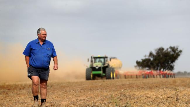 Craig Henderson who farms at Berriwillock in Victoria. Picture: David Geraghty