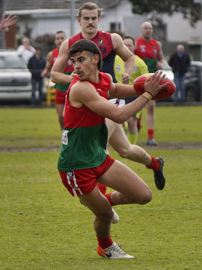 Jarrod Gatt playing for Pines.