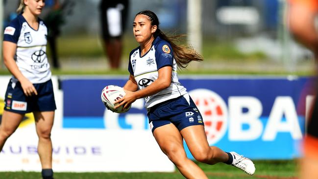 Jasmine Peters . QRL; BHP Premiership : Gold Stars Vs Brisbane Tigers at Jack Manski Oval, Townsville. Picture: Alix Sweeney